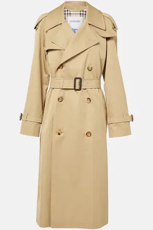Burberry Belted cotton gabardine trench coat