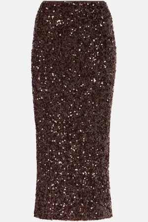 ROTATE Sequined midi dress
