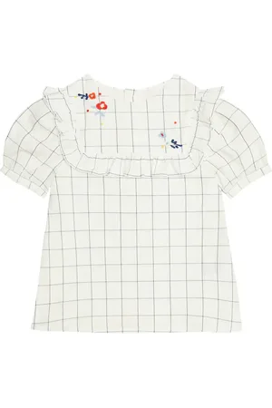 BONPOINT Cotton embroidered top