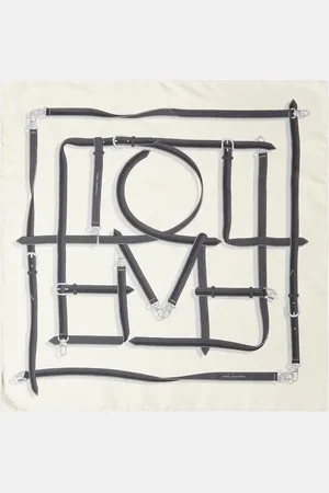 Totême Printed silk twill scarf