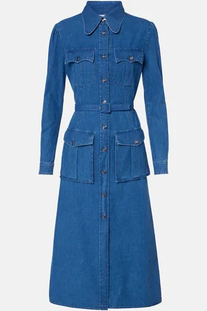 VALENTINO Denim shirtdress