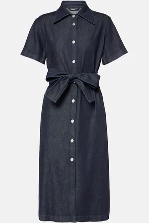 Dolce & Gabbana Belted denim shirt dress
