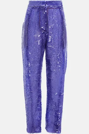 Blazé Milano Sorraia sequined wide-leg pants