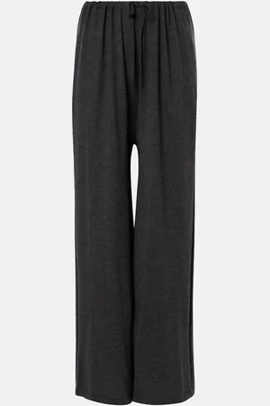 The Row Helphine cashmere wide-leg pants