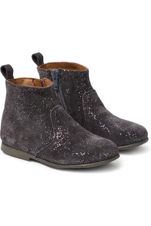 PèPè Tate glittered suede ankle boots