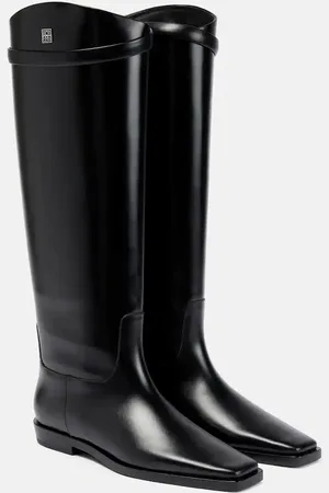 Totême Leather knee-high boots