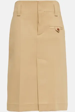 Bottega Veneta Cotton canvas pencil skirt