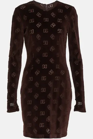 Dolce & Gabbana DG velvet minidress