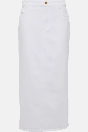 TOVE Sera denim maxi skirt