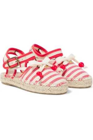 BONPOINT Evila striped espadrilles