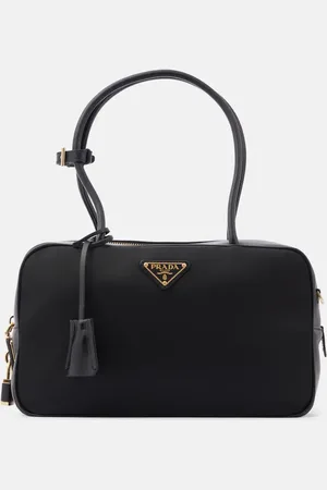 Prada Re-nylon leather shoulder bag