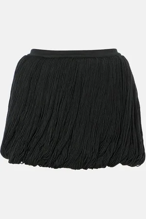 Alaïa Fringed wool miniskirt