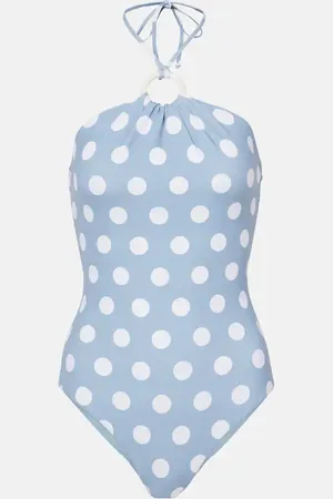 Marysia Avalon halterneck polka-dot swimsuit