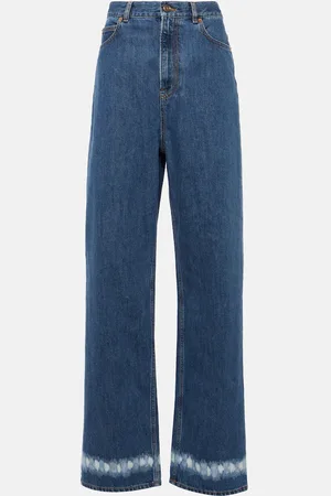 VALENTINO High-rise wide-leg jeans