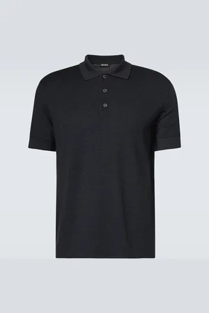 Ermenegildo Zegna Cotton and silk polo shirt