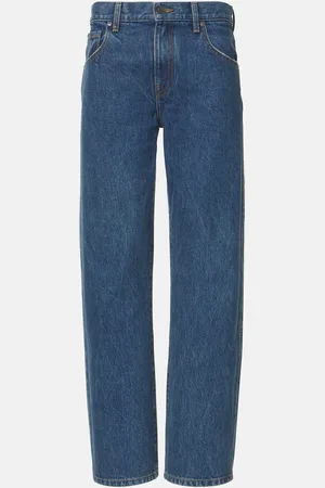Khaite Kerrie mid-rise wide-leg jeans
