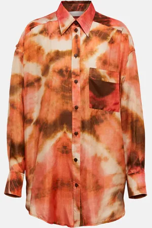 ZIMMERMANN Vacay tie-dye silk shirt