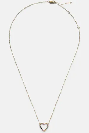 Roxanne First Heart 14kt necklace with sapphires