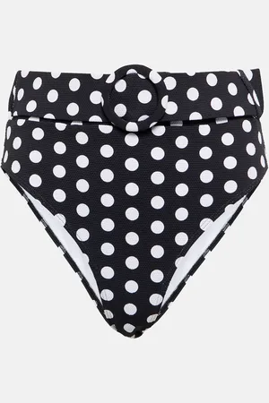 ALEXANDRA MIRO Ursula polka-dot bikini bottoms