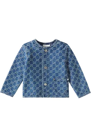 Gucci Baby GG denim jacquard jacket