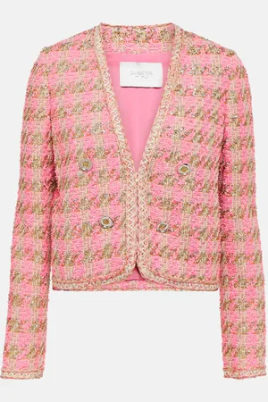 Giambattista Valli Cropped tweed jacket