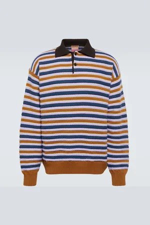 Ermenegildo Zegna X The Elder Statesman cashmere and wool polo sweater