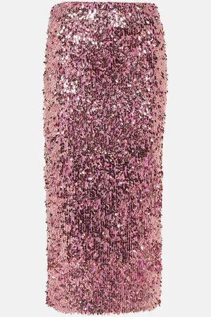 ROTATE Sequined pencil skirt