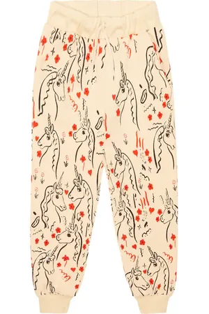 Mini Rodini Printed cotton sweatpants