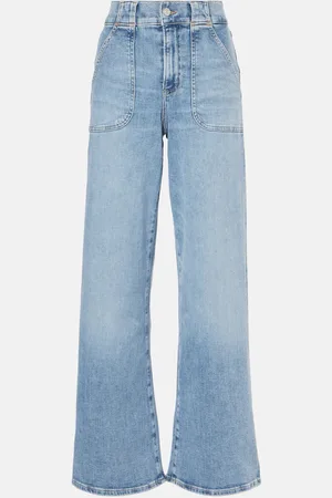 Frame Modern Pocket high-rise wide-leg jeans