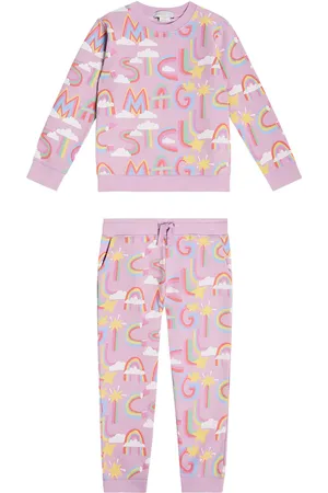 Stella McCartney Set of cotton sweatshirt and sweatpants