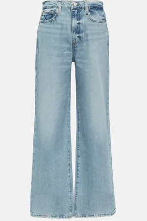 Frame Le Jane high-rise wide-leg jeans