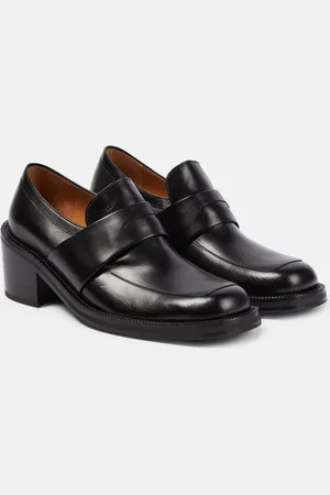 DRIES VAN NOTEN Leather penny loafers