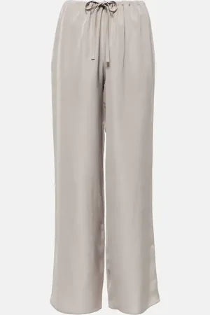 The Row Jugi mid-rise silk wide-leg pants