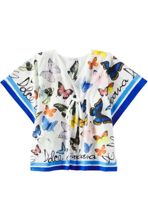 Dolce & Gabbana Printed cotton beach dress