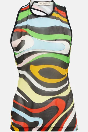 Puccini Marmo jersey tank top