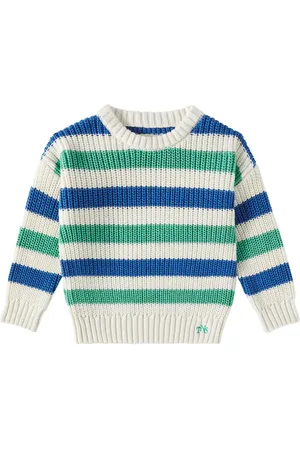 The New Society Leto striped cotton sweater