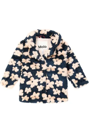 Molo Haili floral faux fur coat