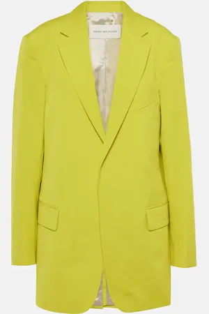 DRIES VAN NOTEN Oversized cotton poplin blazer