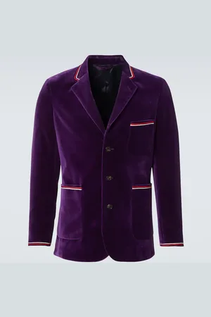 BODE Showcase cotton velvet suit jacket