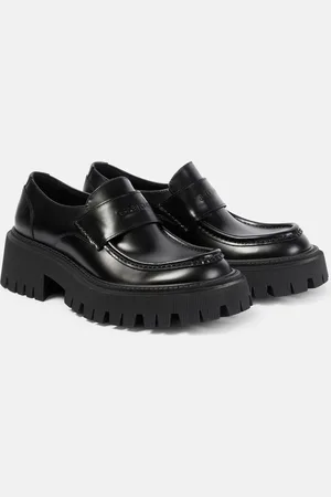 Balenciaga Tractor leather loafers