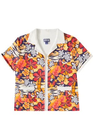 Vilebrequin Galet terry-trimmed cotton shirt