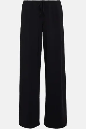 The Row Bariem low-rise jersey wide-leg pants