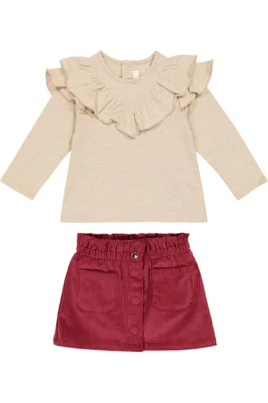 Chloé Cotton-blend sweater and skirt set