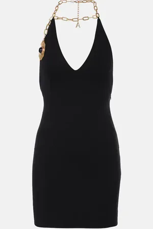 AREA Chain-detail minidress