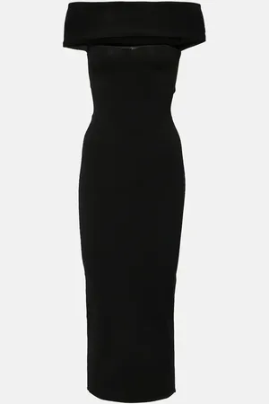 Totême Ribbed-knit mid dress