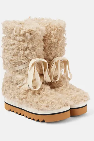 Stella McCartney Elyse faux fur snow boots