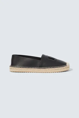 Dolce & Gabbana DG leather espadrilles