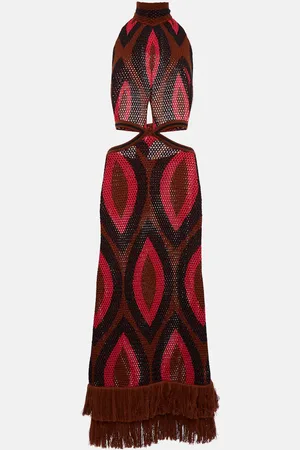 JOHANNA ORTIZ Cutout cotton maxi dress