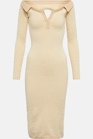 Jacquemus La Robe Pampero cotton-blend midi dress