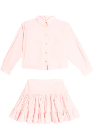 MORLEY Unit cotton shirt and skirt set